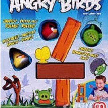 Angry Birds - odpukaj w niemalowane drewno grafika