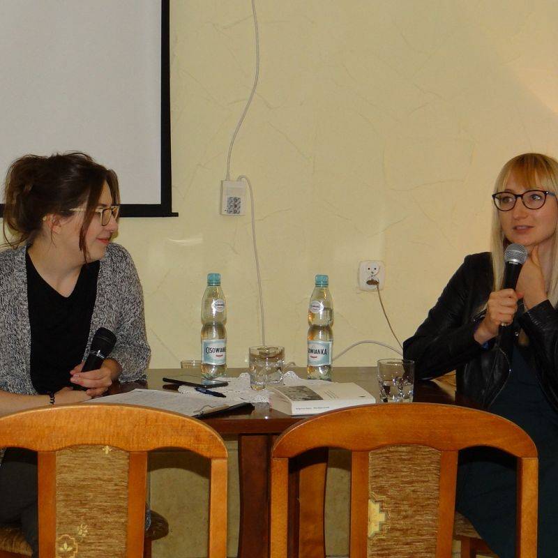 Grafika 1: Spotkanie z autorką reportaży Małgorzatą Rejmer