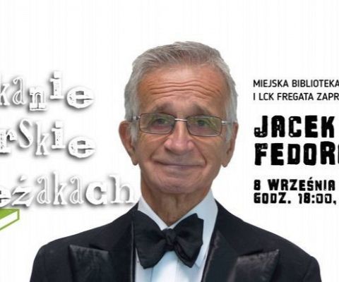 Jacek Fedorowicz - spotkanie autorskie na leżakach
