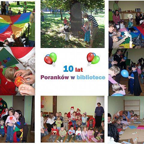 10 lat Poranków w bibliotece