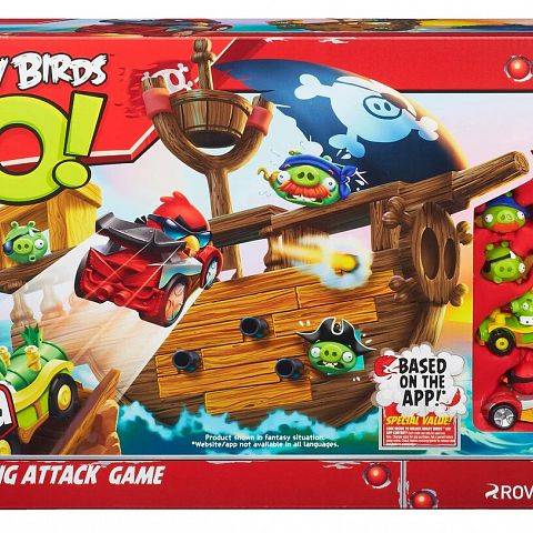 Angry Birds - Go! - Jenga : Pirate pig attack