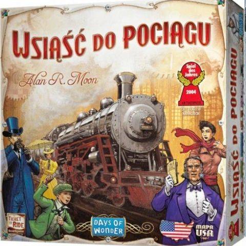 Wsiąść do pociągu: Mapa USA