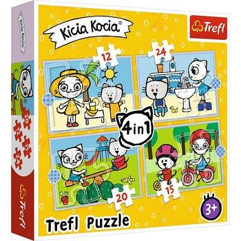 Kicia Kocia Puzzle 4 w 1