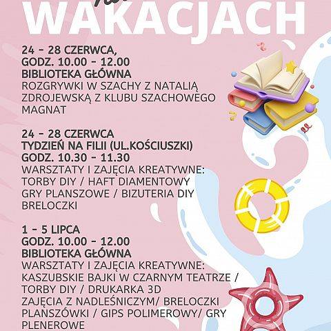 Biblioteka na wakacjach
