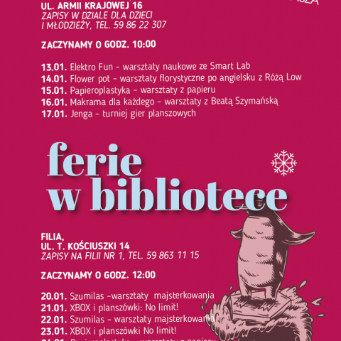 Ferie z biblioteką