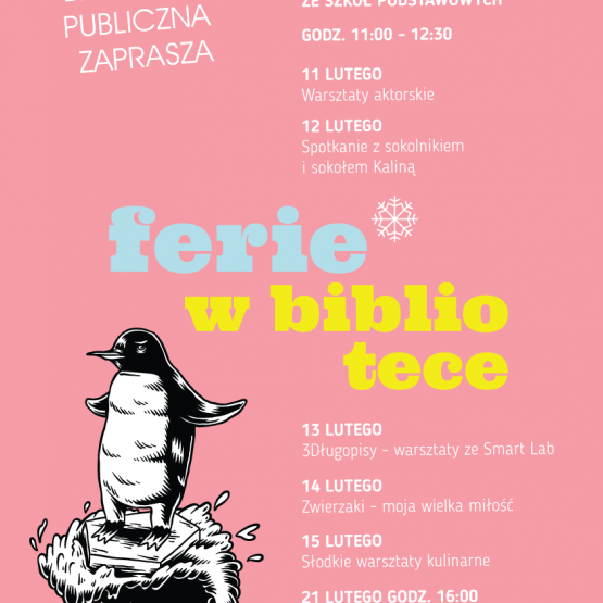 Ferie w bibliotece grafika