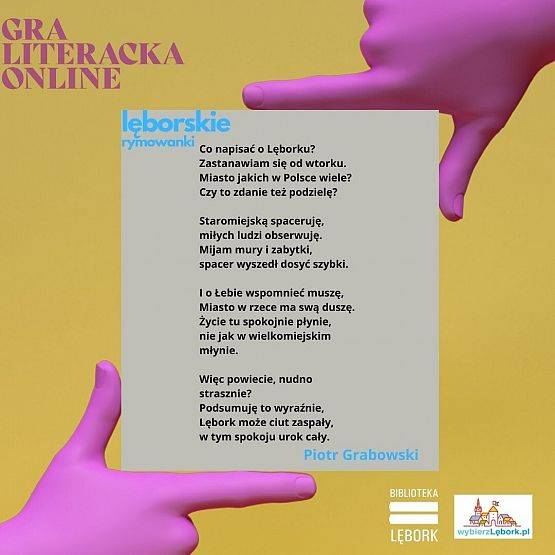 GRA LITERACKA DLA MŁODZIEŻY I DOROSŁYCH –  VII edycja grafika