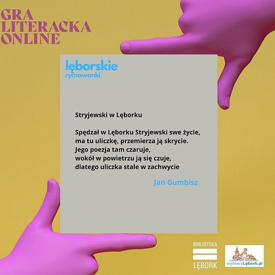 GRA LITERACKA DLA MŁODZIEŻY I DOROSŁYCH –  VII edycja grafika