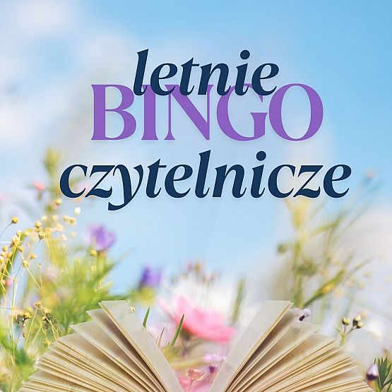 Letnie BINGO czytelnicze grafika