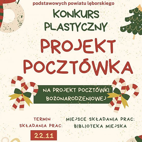 Konkurs plastyczny "Projekt Pocztówka" grafika