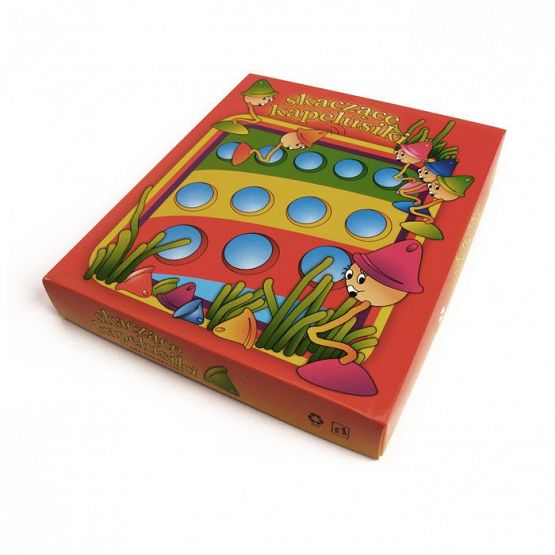 Skaczące kapelusiki grafika