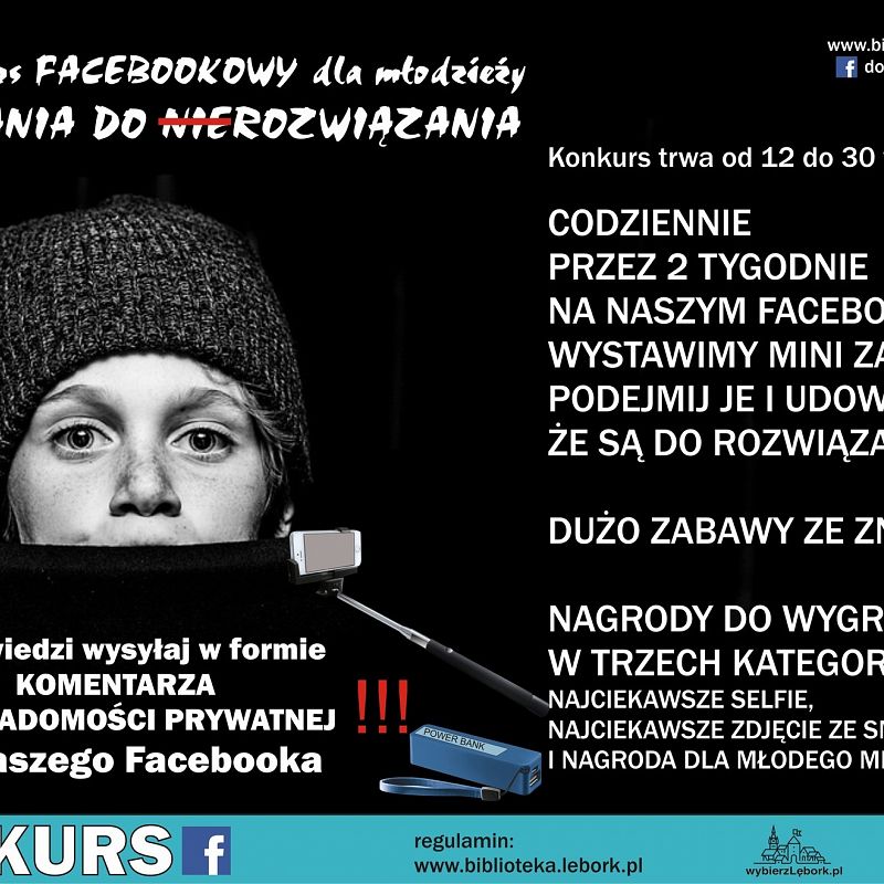 Grafika 1: Konkurs facebookowy dla młodzieży