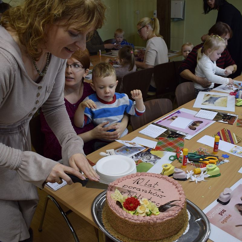 Grafika 1: 10 lat Poranków w bibliotece