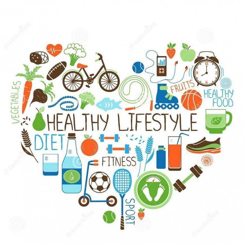 Grafika 1: Zasady zdrowego stylu życia, od początku - cykl wykładów