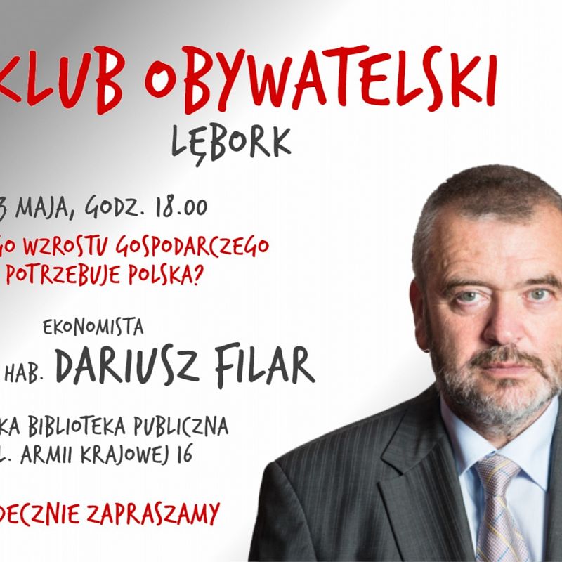 Grafika 1: Spotkanie z prof. Dariuszem Filarem