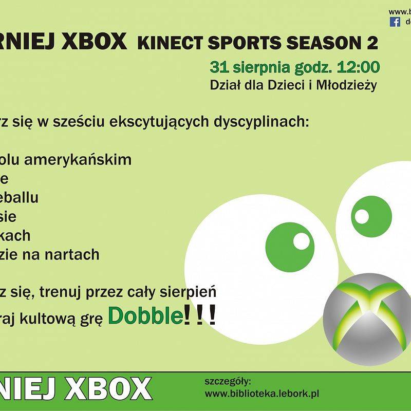 Grafika 1: TURNIEJ Kinect Sports Season 2 na Xbox 360