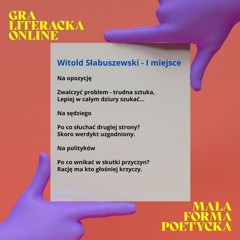 Grafika : Gra literacka dla młodzieży i dorosłych