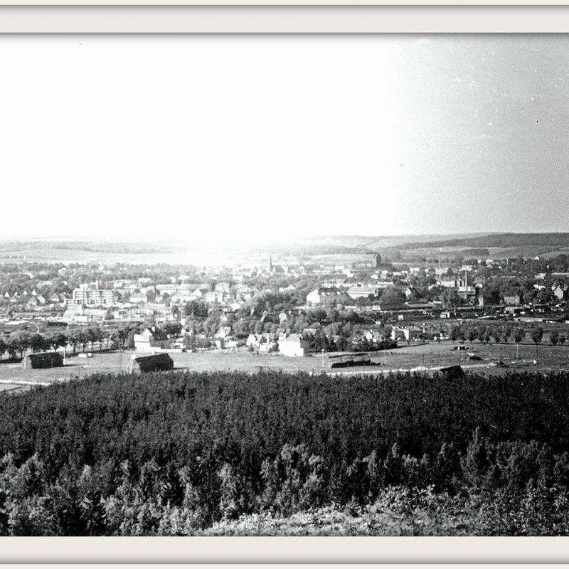 Widok na stogi lnu. Fot. Henryk Brychczyński