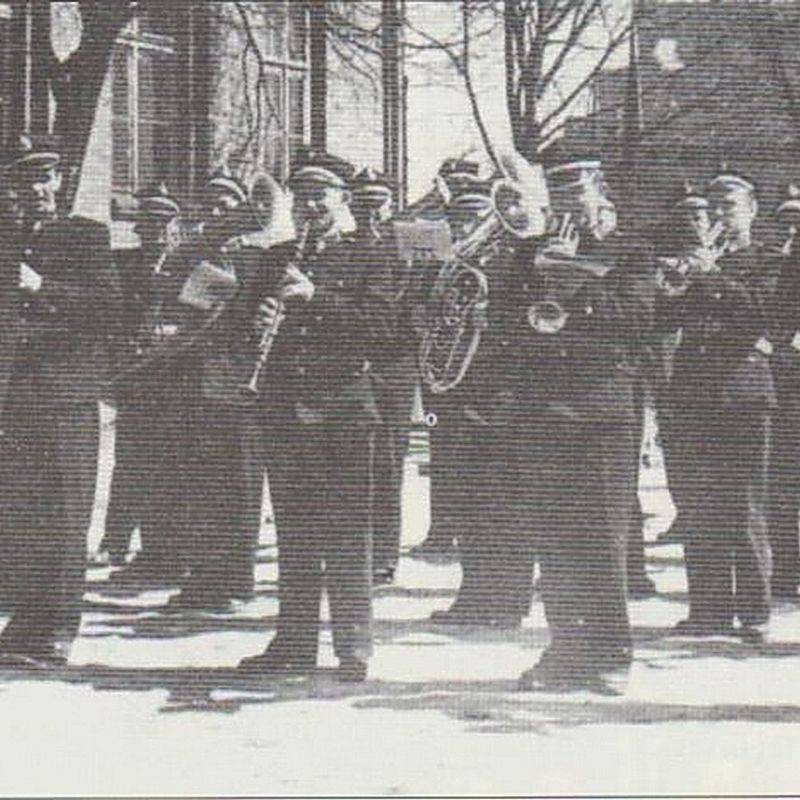 Orkiestra kolejowa towarzyszyła wielu lęborskim uroczystościom. Zb Stefan Fikus