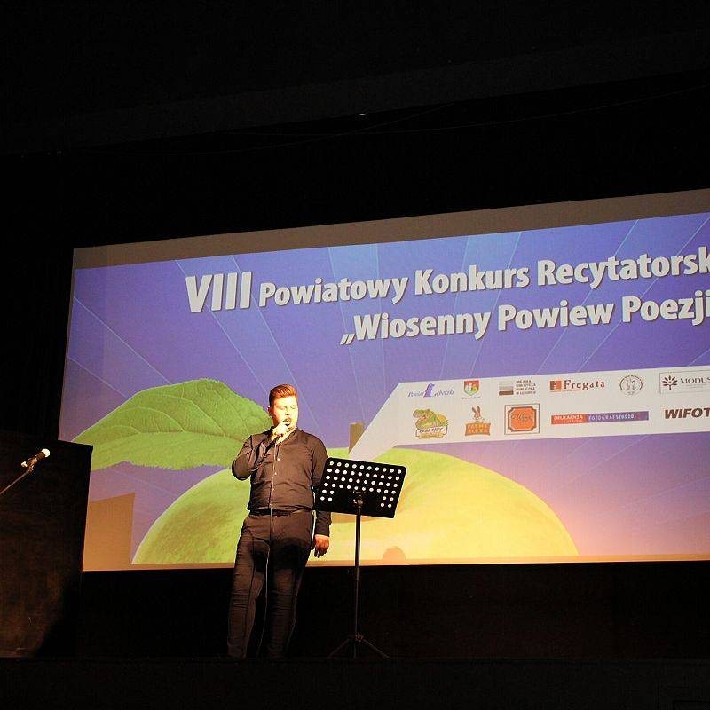 Grafika : VIII Powiatowy Konkurs Recytatorski "Wiosenny Powiew Poezji"