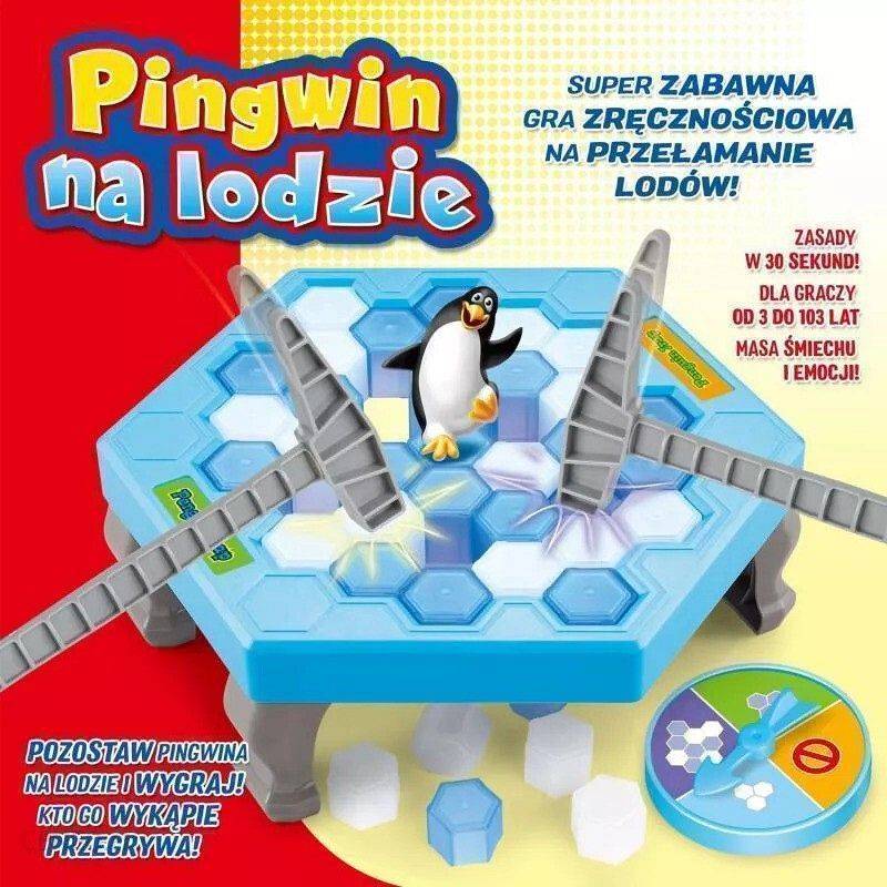 Grafika 1: Pingwin na lodzie
