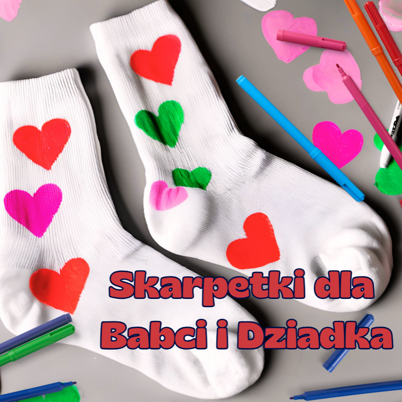 Grafika 1: Warsztaty kolorowych skarpetek dla babci i dziadka