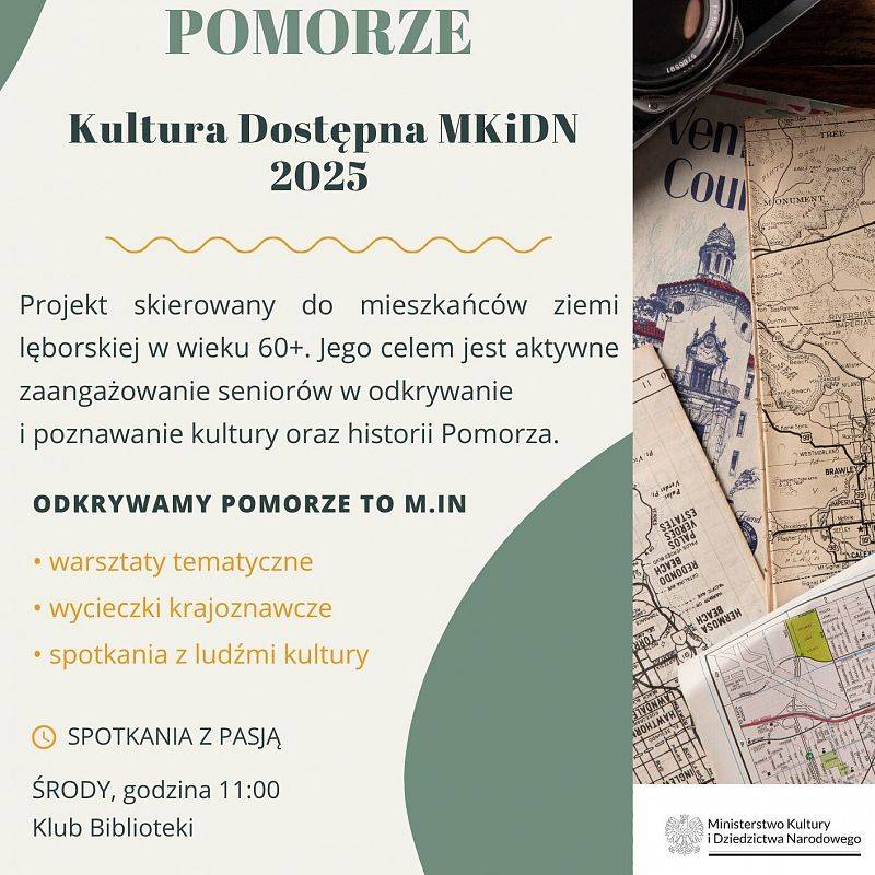 Grafika : Odkrywamy Pomorze z seniorami