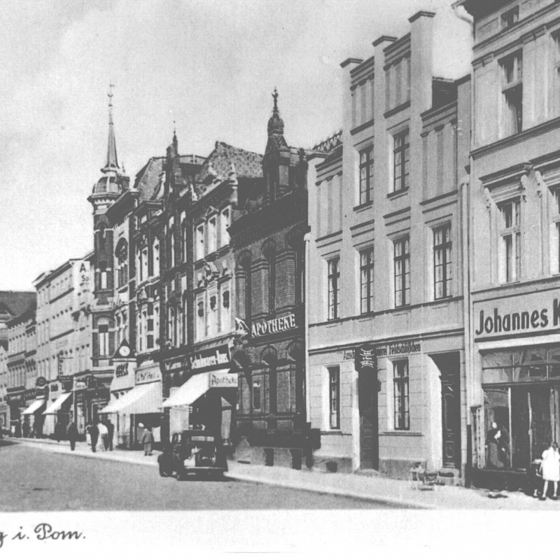 Grafika 1: "Lauenburg in Pommern - życie mieszkańców w XIX i na początku XX wieku"