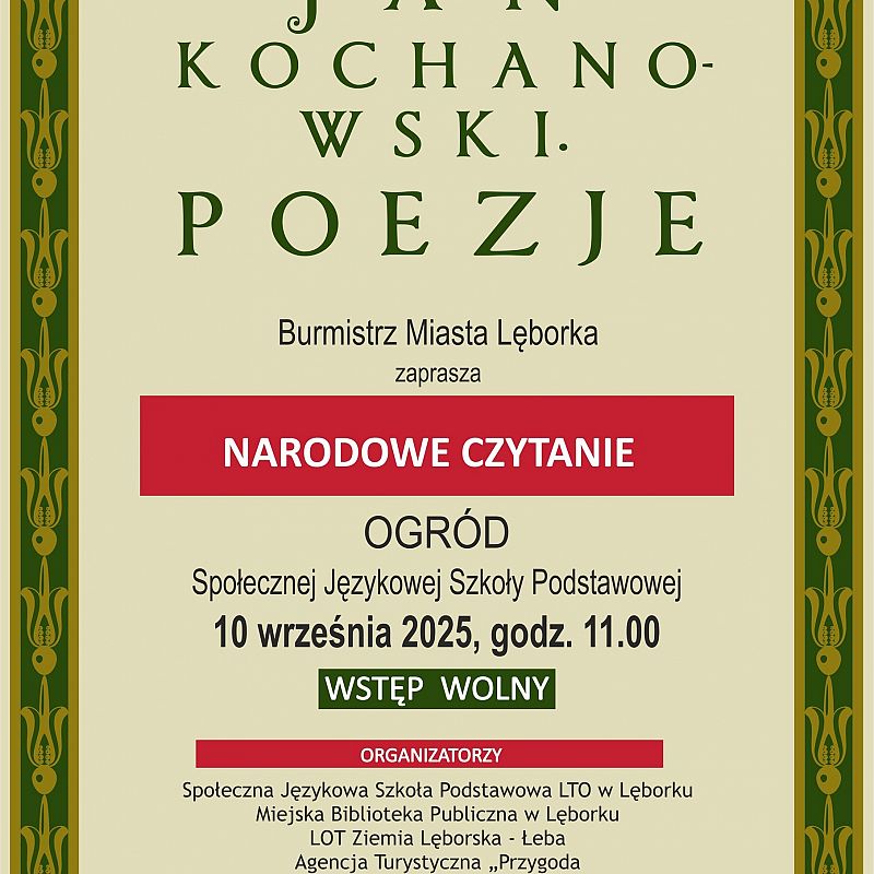 Grafika : Narodowe Czytanie