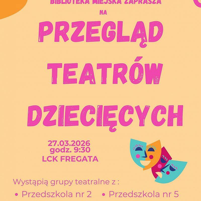 Grafika 1: Przegląd Teatrów Dziecięcych 2026