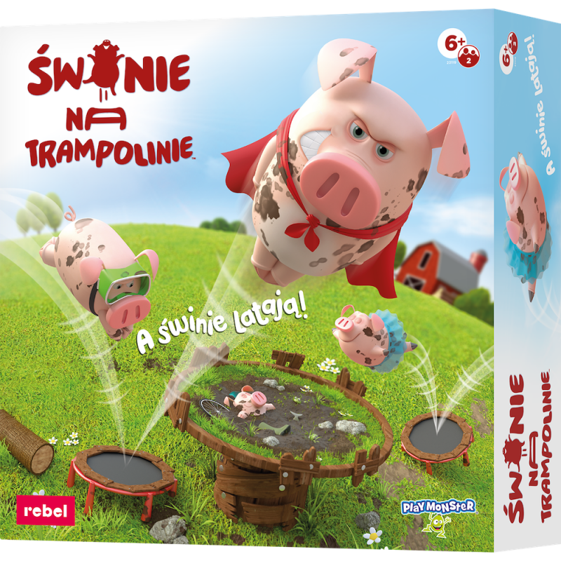 Grafika 1: Świnie na trampolinie
