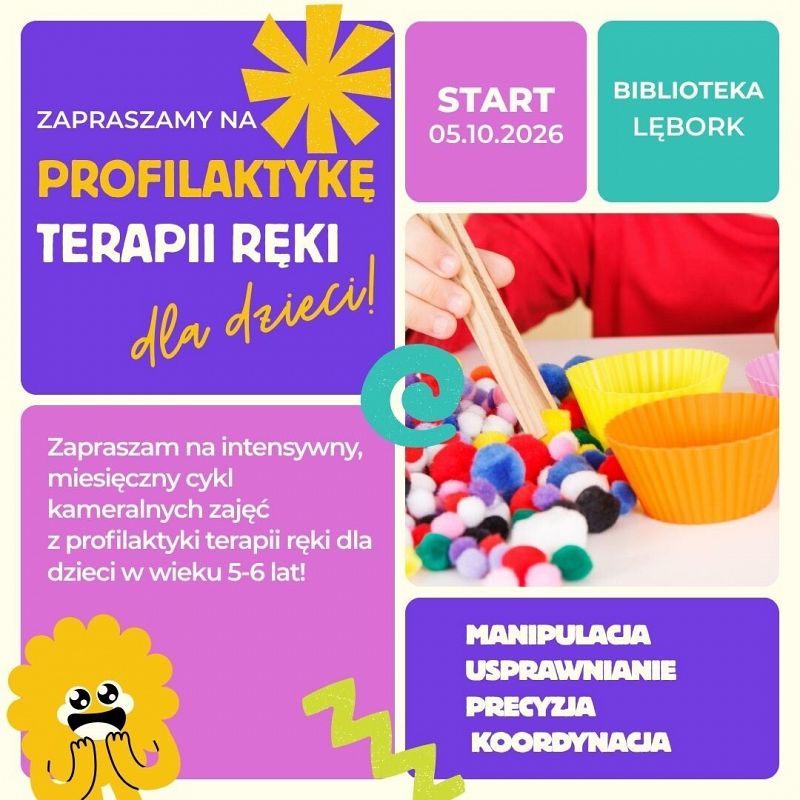 Grafika 1: Zajęcia z profilaktyki terapii ręki dla dzieci 5-6 lat